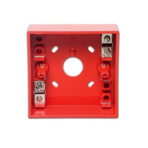 Standard red surface mounting back box for MCP callpoin